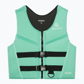 Vestă de siguranță AQUASTIC Omni 50N turcoaz