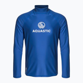 Longsleeve de înot AQUASTIC UV 50+ UPF Rimos albastru marin