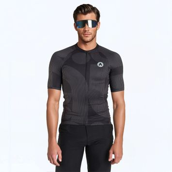 Tricou de ciclism pentru bărbați ATTABO Vites negru
