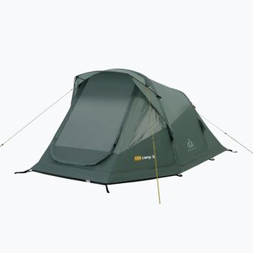 Cort de camping gonflabil pentru 3 persoane KADVA AIRcamp 3 verde