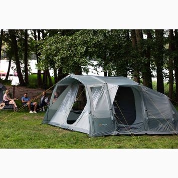 Cort de camping gonflabil pentru 6 persoane KADVA AIRcamp 6.24 verde