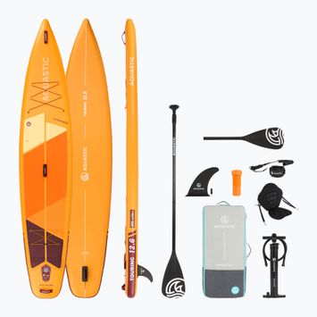 Placă SUP AQUASTIC Touring 12'6" portocaliu