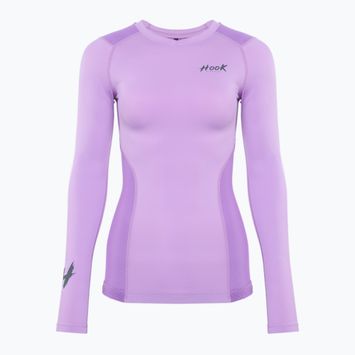 Rashguard pentru femei  HOOK FIGHTING Base violet