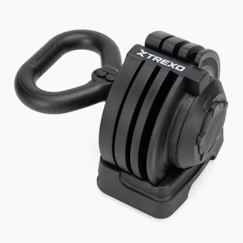 Kettlebell reglabil TREXO TXO-B4W004 12 kg negru