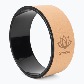 Cerc de yoga XTREXO din plută TXO-B4Z023-NC natural