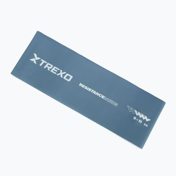Bandă de rezistență XTREXO TXO-B4Z051-BL 9-11 kg albastră