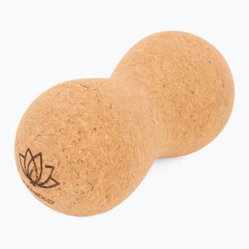 Podwójna piłka do masażu TREXO korkowa TXO-B4Z082-NC natural