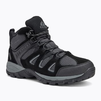 Încălțăminte de drumeție pentru bărbați KADVA Traver Mid WaterProof negru