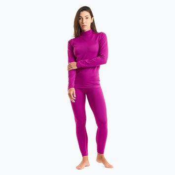 Set de lenjerie termică pentru femei KADVA Glacier W Set fără cusături fucsia