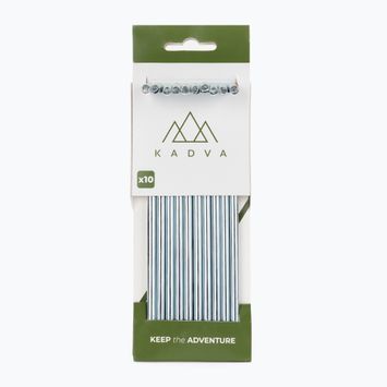 Cuie pentru cort KADVA Herring 10 buc. argintiu