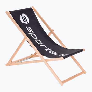 Șezlong de grădină reglabil Sportano LSR01310 negru SSB001