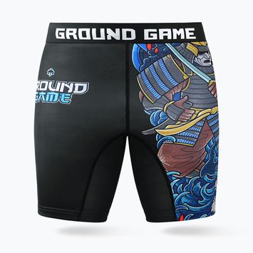 Pantaloni scurți de antrenament pentru bărbați Ground Game Vale Tudo Yokai 3.0 negru/multicolor