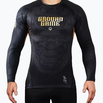 Ground Game Oni Oni Samurai Rashguard negru 22RASHLSSAM3