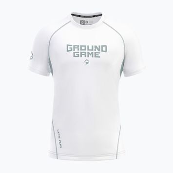 Rashguard Ground Game Athletic Platinum alb