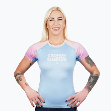 Rashguard pentru femei Ground Game Athletic jasny albastru