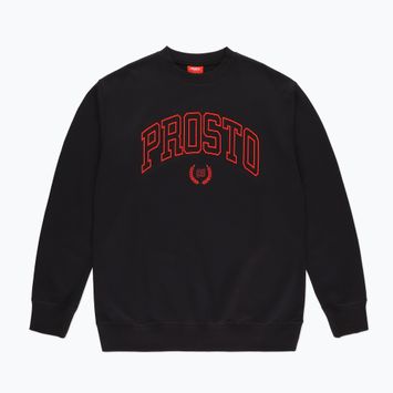 Bluză pentru bărbați PROSTO Crewneck Varsity black