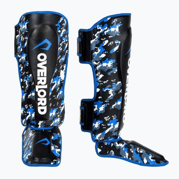 Apărători de tibie Overlord Fighter albastru 301002-BL/M