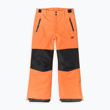 Pantaloni de snowboard pentru copii 4F FNK M658 orange