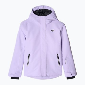 Geacă de snowboard pentru copii 4F F549 light violet