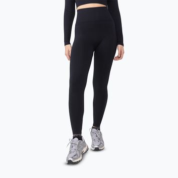 Colanți de antrenament pentru femei  Carpatree Dopamine Buzz Seamless obsidian black