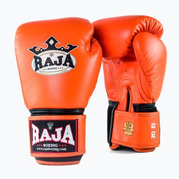 Mănuși de box RAJA BOXING Single Standard Genuine Leather orange