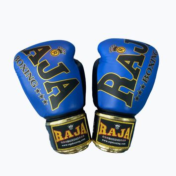 Mănuși de box RAJA BOXING Origin Standard Genuine Leather blue