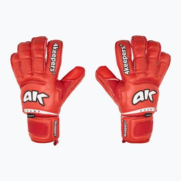 4Keepers Champ Colour Red Red VI mănuși de portar roșu