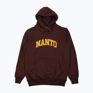 Bluză pentru bărbați MANTO Varsity brown