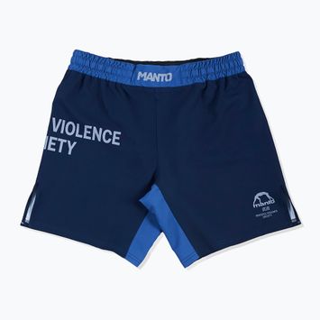 Pantaloni scurți de antrenament MANTO Society bleumarin