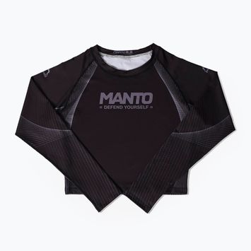Rashguard pentru femei MANTO Defend Rashguard negru