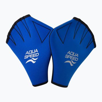 Mănuși de înot AQUA-SPEED albastre