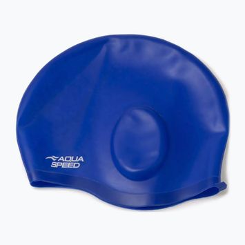 Cască de înot AQUA-SPEED Ear Cap Comfort albastră