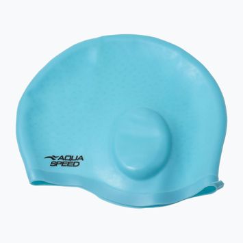 Cască de înot AQUA-SPEED Ear Cap Comfort albastru deschis