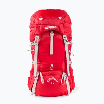 Rucsac de trekking Alpinus Woodpecker 70 roșu PO43640