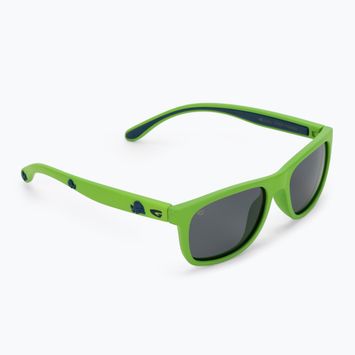Ochelari de soare pentru copii GOG Alice junior mat neon verde / albastru / fum E961-2P