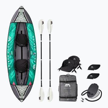 Caiac gonflabil 2 persoane 10'6 'AquaMarina Recreational Kayak verde Laxo-320