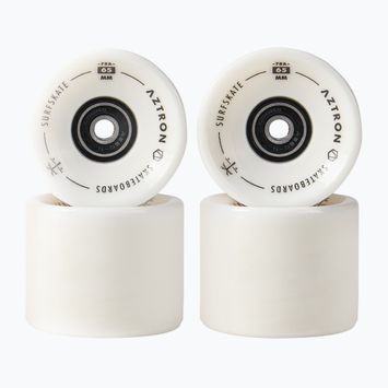 Roți pentru skateboard  Aztron Surfskate 65 mm / 78A 4 buc. bright white