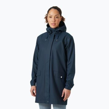 Palton de ploaie pentru femei Helly Hansen Moss Rain Coat navy