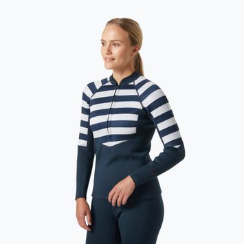 Jachetă de neopren pentru femei Helly Hansen Waterwear 2.0 2.0 2 mm cu dungi marine