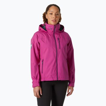 Jacheta de navigatie pentru femei Helly Hansen Crew Hooded Midlayer 2.0 magenta 2.0