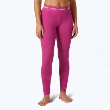 Pantaloni termici activi pentru femei Helly Hansen Lifa Active magenta 2.0