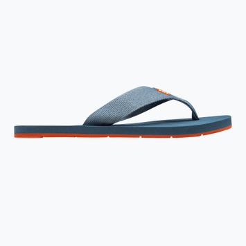 Papuci pentru bărbați Helly Hansen Logo Sandals 2 washed navy / patrol orange