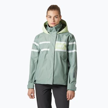 Geacă de navigație pentru femei Helly Hansen Salt Inshore eucalyptus