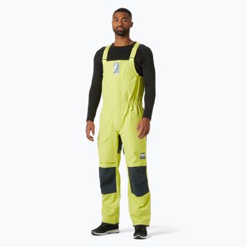 Pantaloni de navigație pentru bărbați   Helly Hansen Pier 4.0 Bib cyber lime