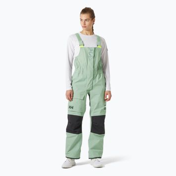 Pantaloni de navigație pentru femei Helly Hansen Pier 4.0 Bib eucalyptus