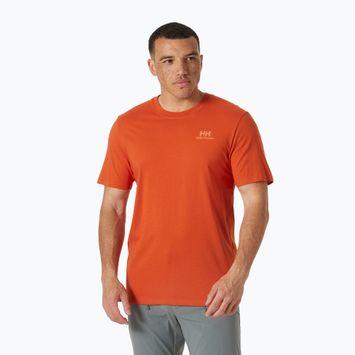 Tricou pentru bărbați Helly Hansen Nord Graphic patrol orange