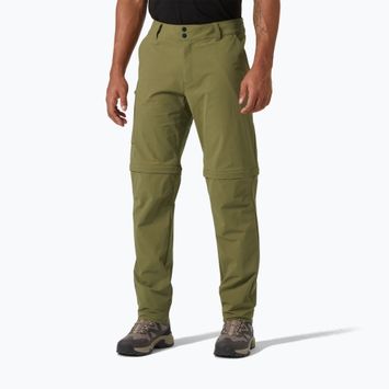 Pantaloni softshell pentru bărbați Helly Hansen Brono Softshell Zip Off terrain green