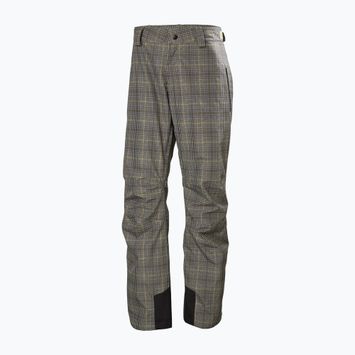 Pantaloni de schi pentru bărbați Helly Hansen Legendary Insulated pebble broxburn plaid aop