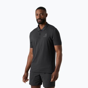 Tricou polo pentru bărbați Helly Hansen Hp Figari Polo ebony