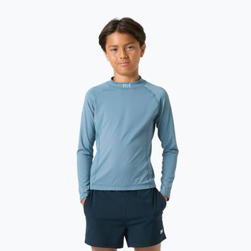 Longsleeve de înot pentru copii Helly Hansen Waterwear Rashguard Jr washed navy